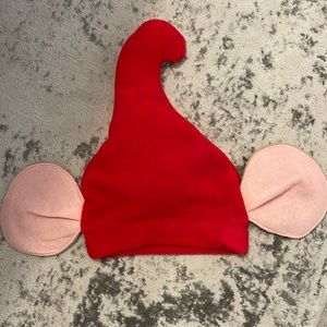 Jaq hat with ears. Cinderella mouse costume.